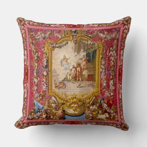 Quichotte Baroque Elegance Throw Pillow