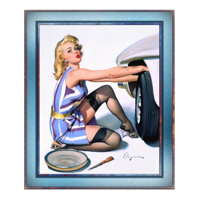 Quick Change by Gil Elvgren Photo Print (Front)