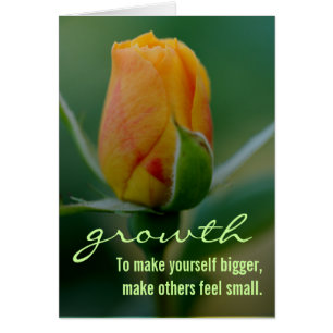 Quick & easy method for personal growth cards