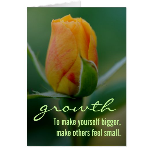 Quick & easy method for personal growth cards (Front)
