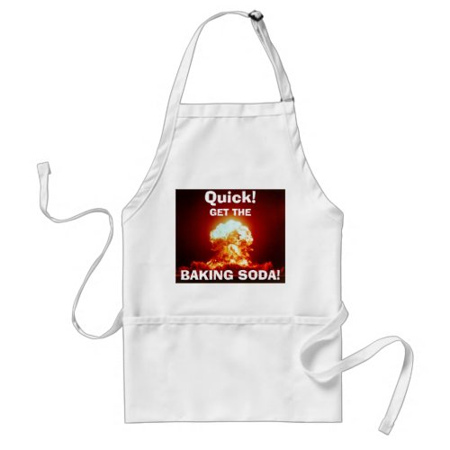 Quick get the BAKING SODA Adult Apron