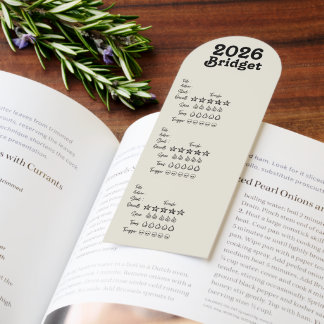 Quick Note Reading Log Bookmarks