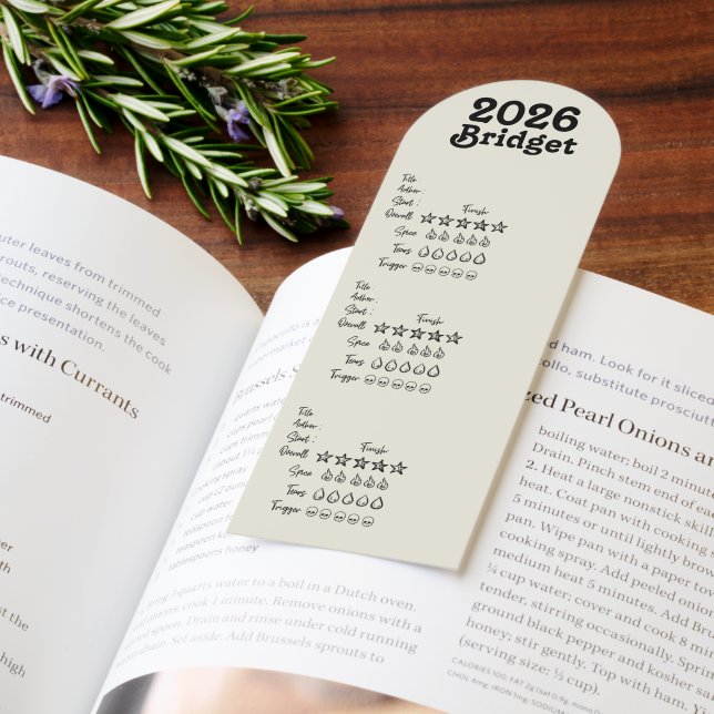 Quick Note Reading Log Bookmarks (Book)