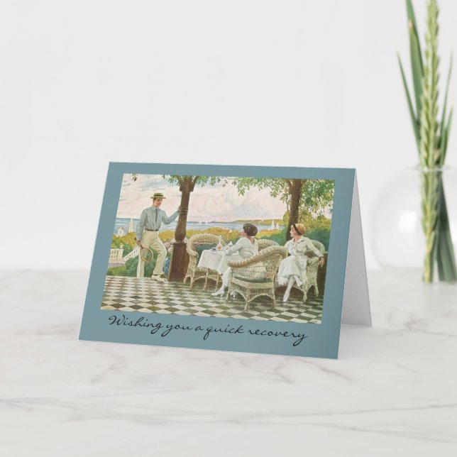 Quick Recovery for Tennis Lovers Card (Front)