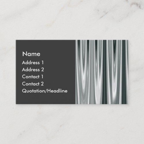 Quick Silver 01 Business Card