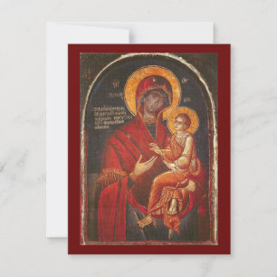Quick to Hear - Mother of God icon prayer card