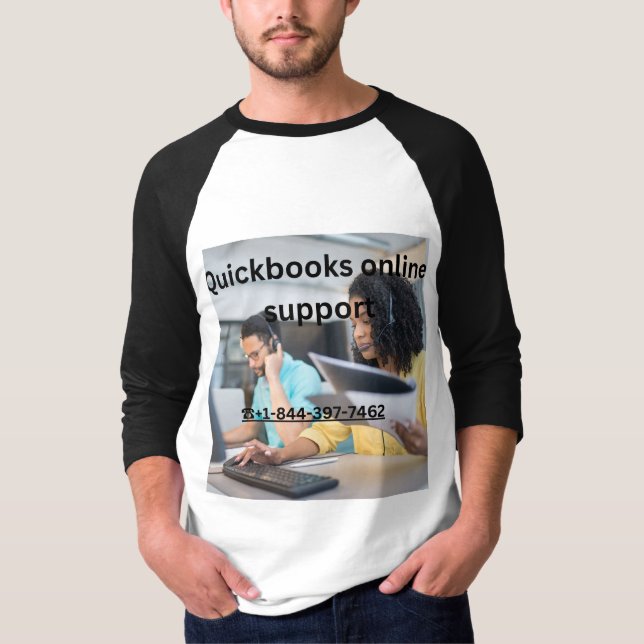 Quickbooks online payroll support +1-844-397-7462 T-Shirt (Front)