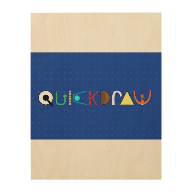 QUICKDRAW 11x14 Wood Wall Art (Front)
