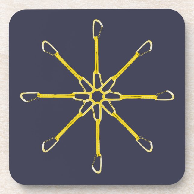 Quickdraw Flower Beverage Coaster (Front)