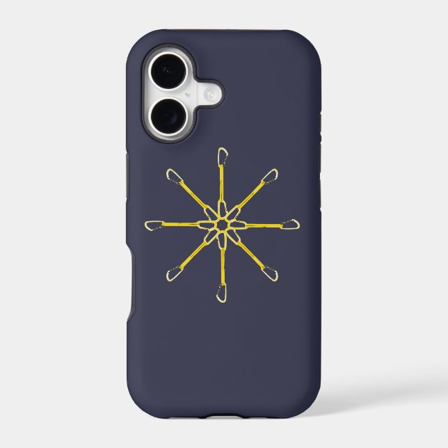 Quickdraw Flower Iphone Case (Back)