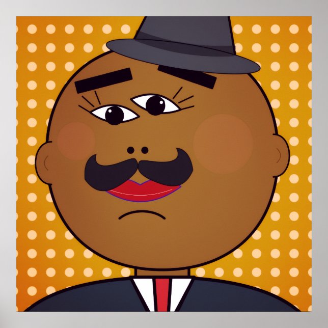 QUICKDRAW Square Poster (Front)