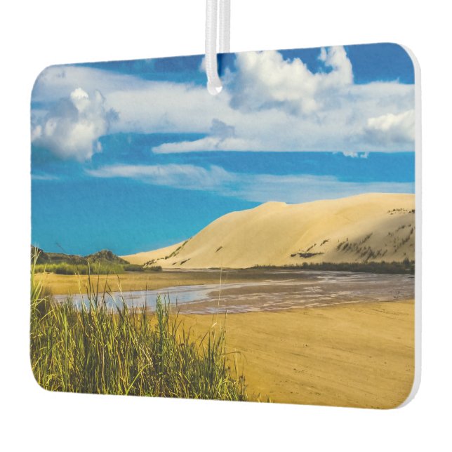 Quicksand stream near 90-Mile Beach, New Zealand Air Freshener (Left)