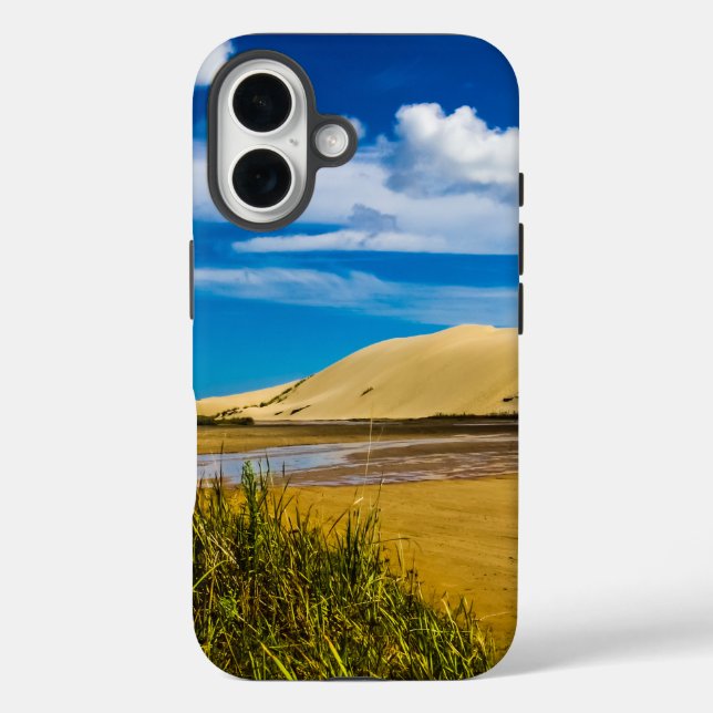 Quicksand stream near 90-Mile Beach, New Zealand Case-Mate iPhone Case (Back)