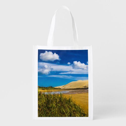 Quicksand stream near 90_Mile Beach New Zealand Grocery Bag