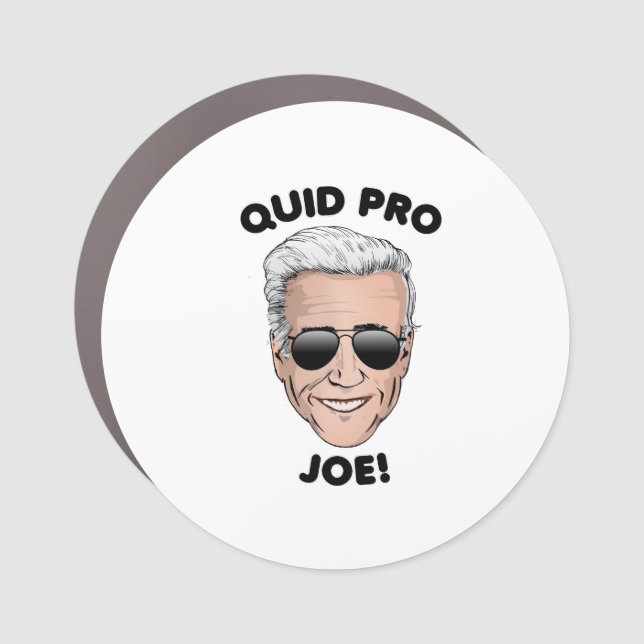Quid Pro Joe Car Magnet (Front)