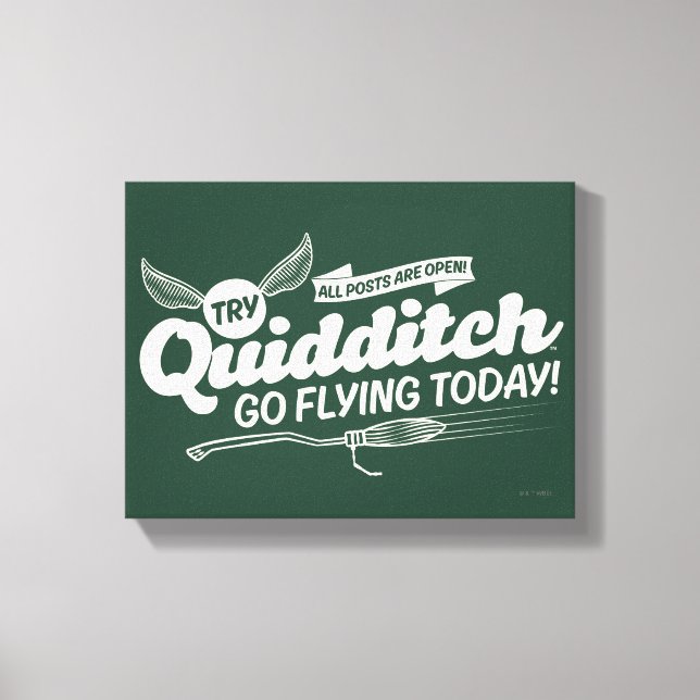 QUIDDITCH™ Recruitment Poster Canvas Print (Front)