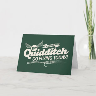 QUIDDITCH™ Recruitment Poster Card