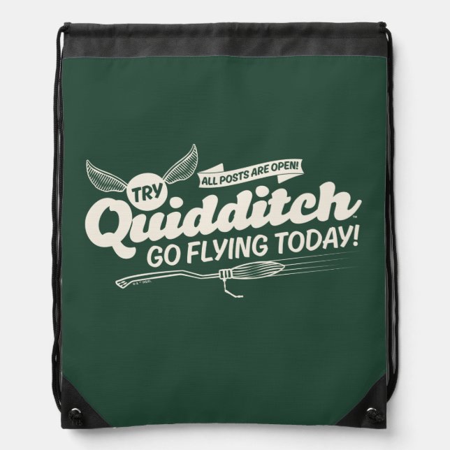 QUIDDITCH™ Recruitment Poster Drawstring Bag (Front)