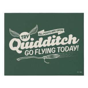 QUIDDITCH™ Recruitment Poster Faux Canvas Print