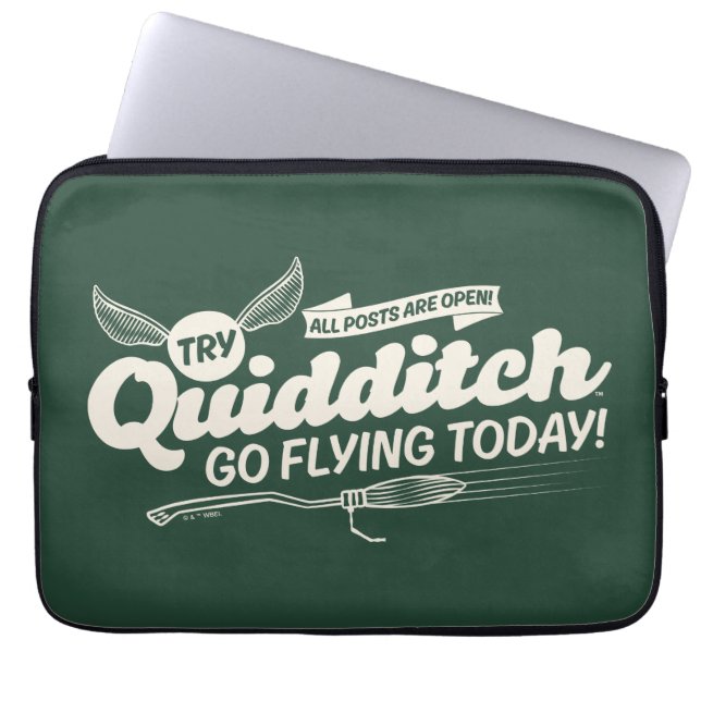 QUIDDITCH™ Recruitment Poster Laptop Sleeve (Front)