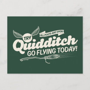 QUIDDITCH™ Recruitment Poster Postcard