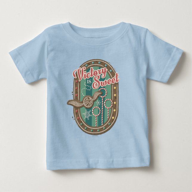 QUIDDITCH™ Victory is Sweet Holiday Cookie Graphic Baby T-Shirt (Front)
