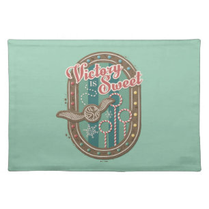 QUIDDITCH™ Victory is Sweet Holiday Cookie Graphic Cloth Placemat