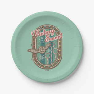 QUIDDITCH™ Victory is Sweet Holiday Cookie Graphic Paper Plates