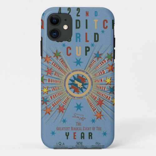 QUIDDITCH World Cup Blue iPhone 11 Case