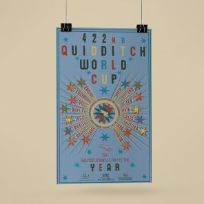 QUIDDITCH™ World Cup Blue Poster