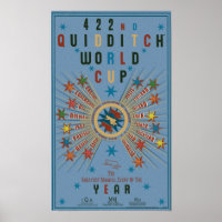 QUIDDITCH™ World Cup Blue Poster