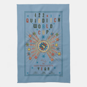 QUIDDITCH™ World Cup Blue Poster Kitchen Towel