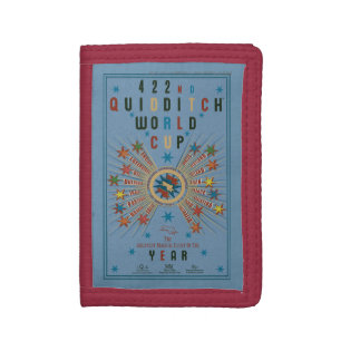 QUIDDITCH™ World Cup Blue Poster Tri-fold Wallet