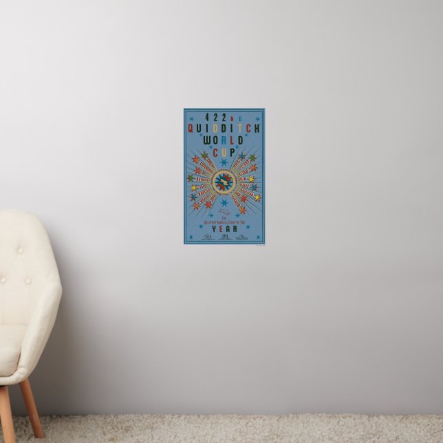 QUIDDITCH™ World Cup Blue Wall Decal (Living Room 2)