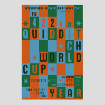 QUIDDITCH™ World Cup Checkerboard Poster