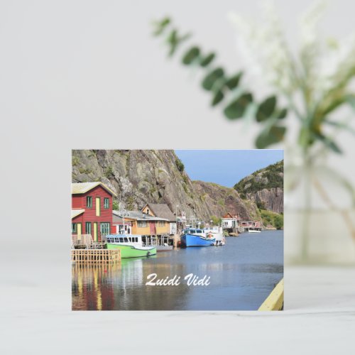 Quidi Vidi Newfoundland and Labrador Postcard