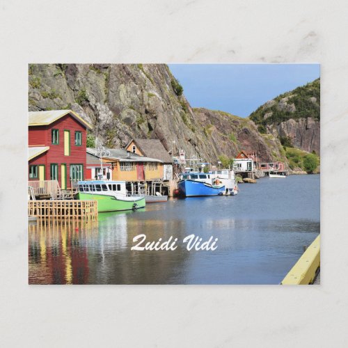 Quidi Vidi Newfoundland and Labrador Postcard