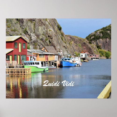 Quidi Vidi Newfoundland and Labrador Poster