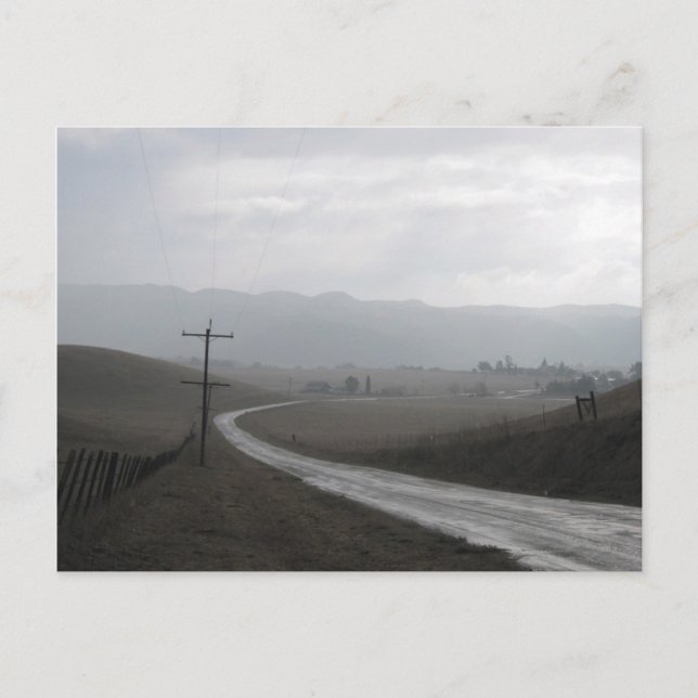 Quien Sabe Road Postcard (Front)