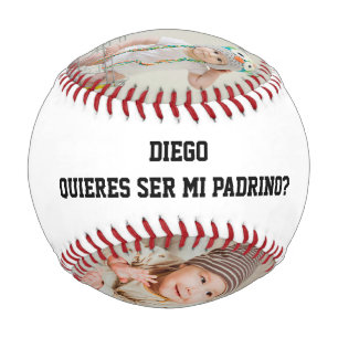 Quieres Ser Mi Padrino Godparent Proposal Sports Baseball