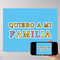 AMO A MI FAMILIA I LOVE MY FAMILY WOOD PICTURE FRAME 4 x 6 ***BRAND  NEW***