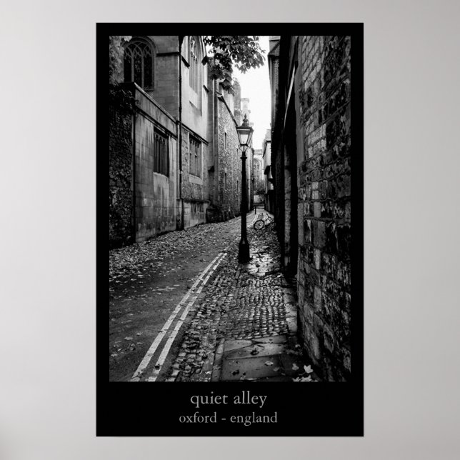 quiet alley poster (Front)