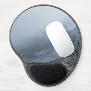 Quiet Alpine Frosted Scene Gel Mousepad