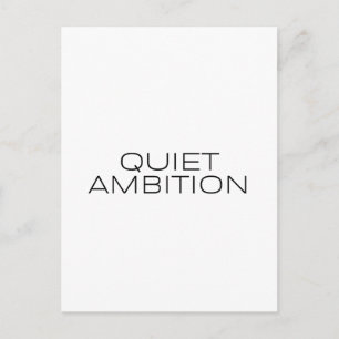 Quiet Ambition Professional Correspondence Card