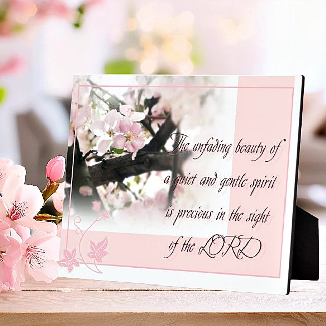 Quiet and gentle spirit plaque (Creator Uploaded)