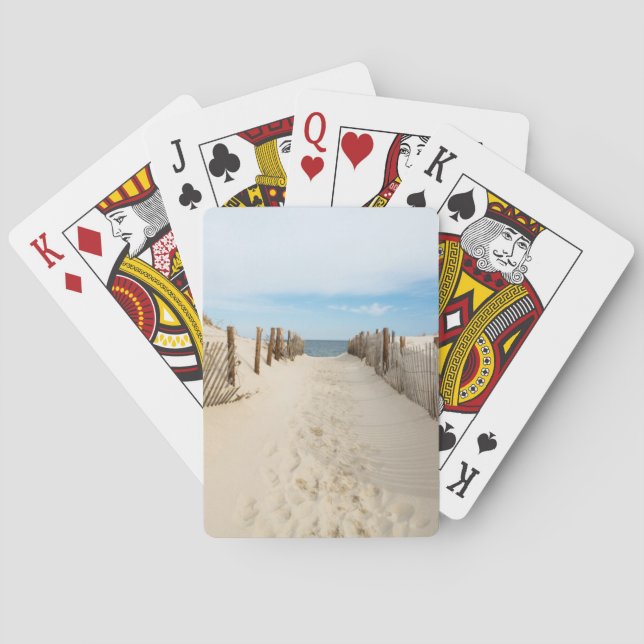 Quiet Beach Poker Cards (Back)