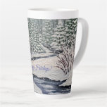Quiet Christmas Forest Latte Mug