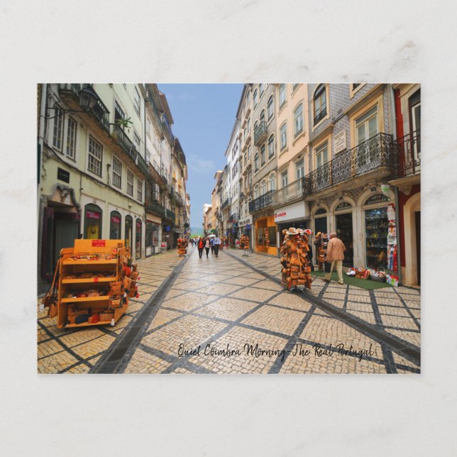 Quiet Coimba Morning- The Real Portugal Postcard (Front)