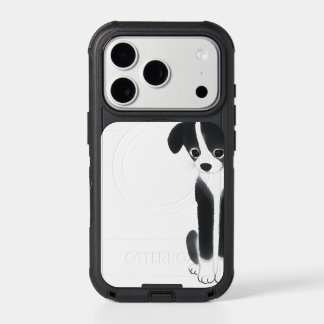 Quiet Companion – Zen Ink Puppy iPhone 17 Pro Case