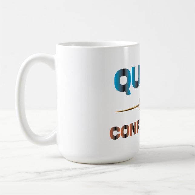 Quiet Confidence Coffee Mug (Left)